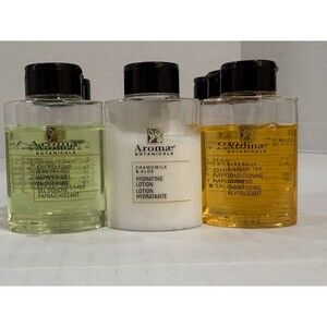 9 Aromae Botanicals Hotel Items 3- Conditioning Shampoo, 3- Body & 3- Lotion